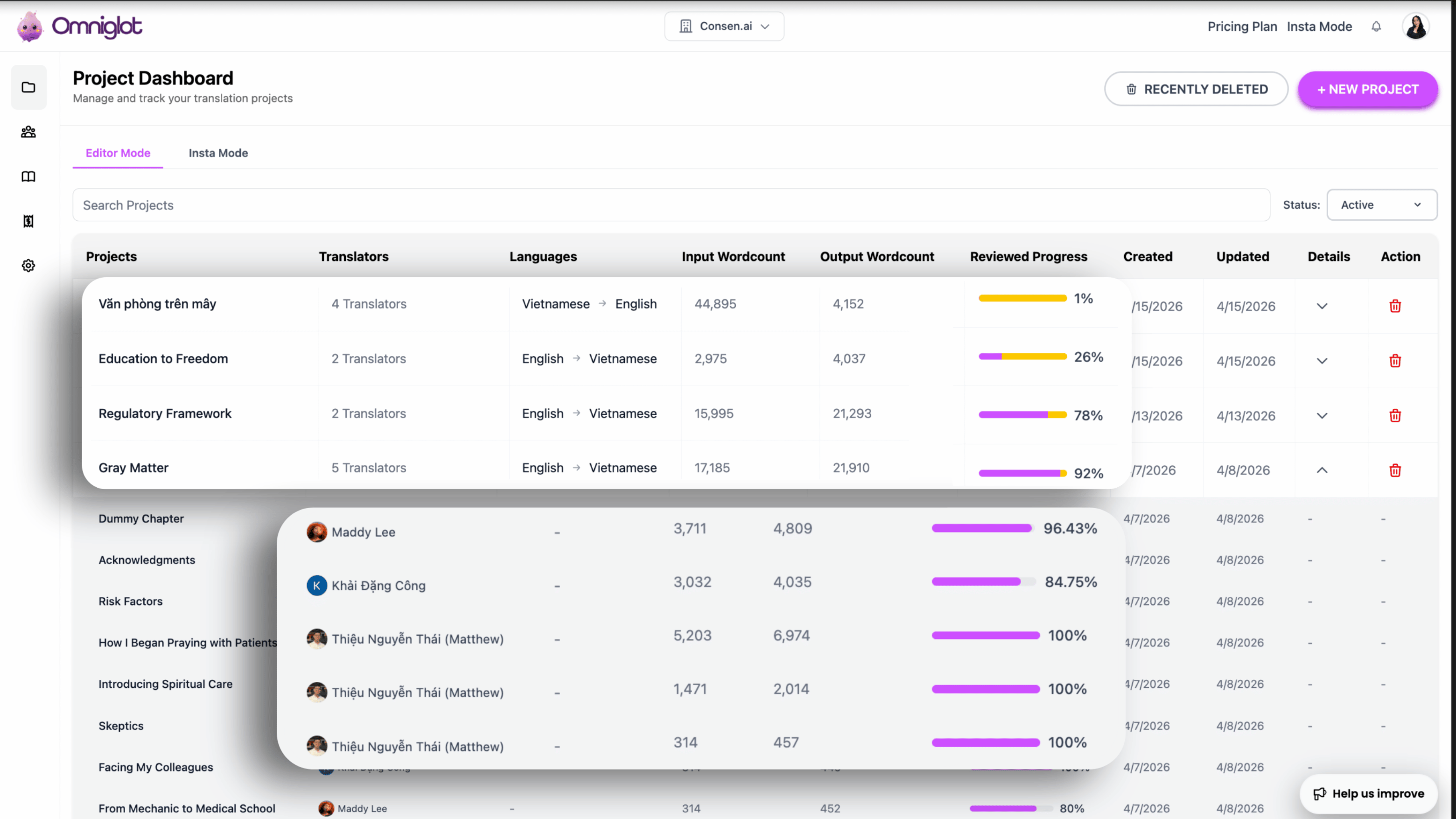 Editor Mode Interface